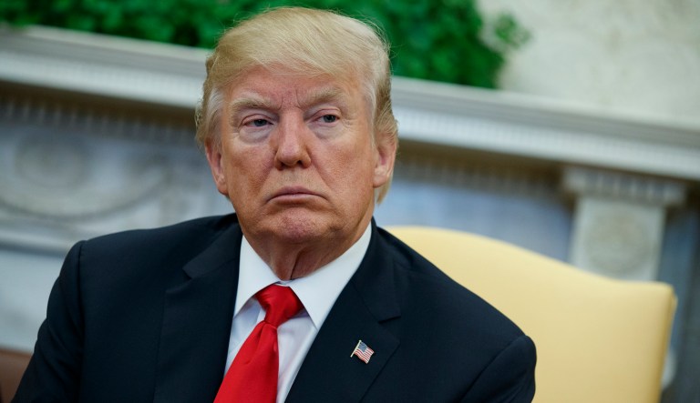 President Trump's new nuclear weapons plan includes a recommendation to lower the yield of some existing submarine-launched ballistic-missile warheads, and bring back a nuclear sea-launched cruise missile, a capability the U.S. had during the Cold War. (AP Photo/Evan Vucci)