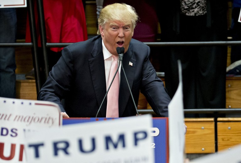 Donald Trump's various controversies could be serving as a distraction from other issues. (Andrew Harrer/Bloomberg)