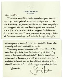 Auction: $11,000 for Obama letter denying he ‘made fun of tea-baggers’
