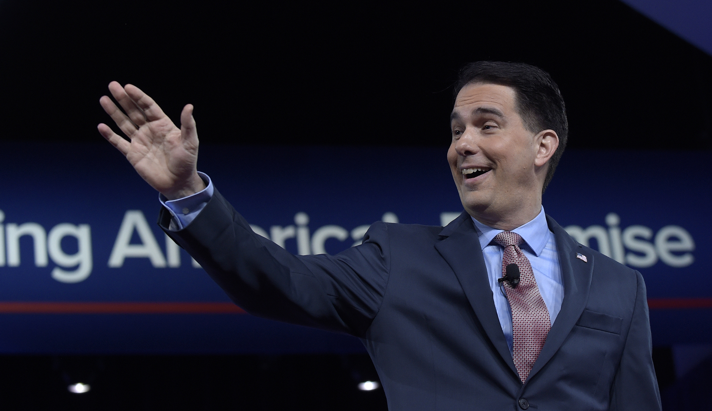 Wisconsin Gov. Scott Walker marks beginning of re-election campaign