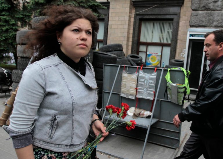 Ukraine protester hopes blood not spilled in vain