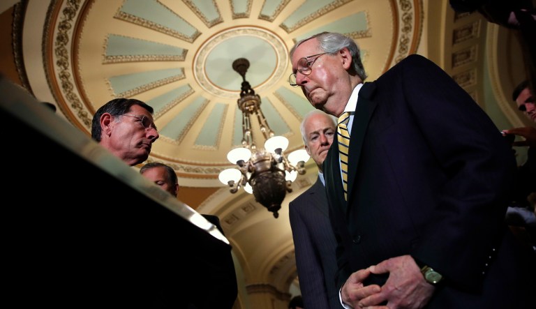 Provisions to charge seniors higher premiums and let small businesses bypass Obamacare insurance rules could be in danger. (AP Photo/Jacquelyn Martin)