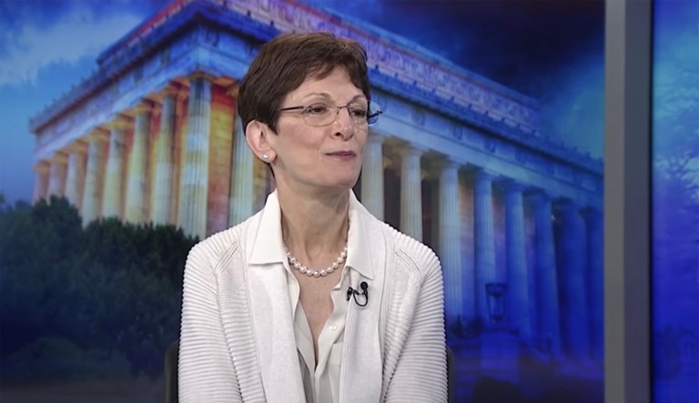 Behind Closed Doors talked to Mona Charen of the Ethics and Public Policy Center in Washington about what drove her to speak out against the president at the Conservative Political Action Conference. (Image courtesy screenshot)