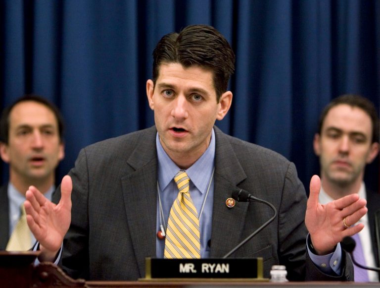 Rep. Paul Ryan announced Wednesday he will support a deal to fund the government and raise the debt ceiling,.Â (AP Photo/J. Scott Applewhite, File)