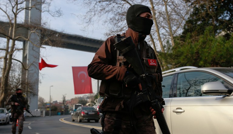 Turkish officials carried out a national operation to nab ISIS affiliates across the country. (AP Photo/Emrah Gurel)