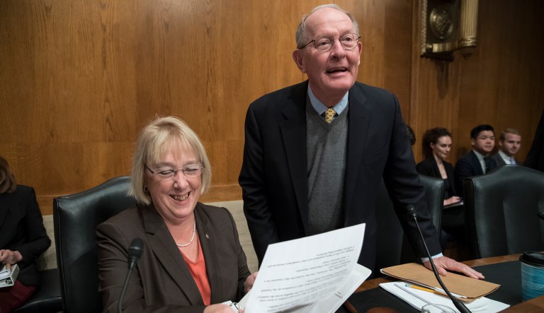Sen. Lamar Alexander said he was willing to see the bipartisan bill changed and said he was confident the bill would become law by the end of the year. (AP Photo/J. Scott Applewhite)