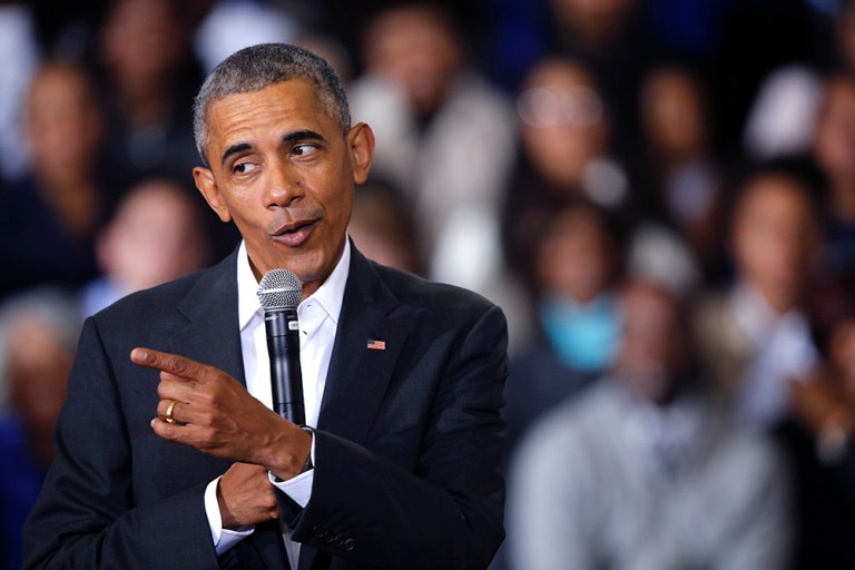 President Barack Obama speaks during a town hall style event McKinley Senior High School in Baton Rouge, La., Thursday, Jan. 14, 2016. (AP Photo/Gerald Herbert)