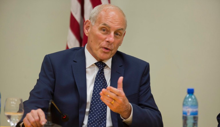 How, for example, will Kelly deal with Scaramucci and Bannon? (AP Photo/Dieu Nalio Chery)