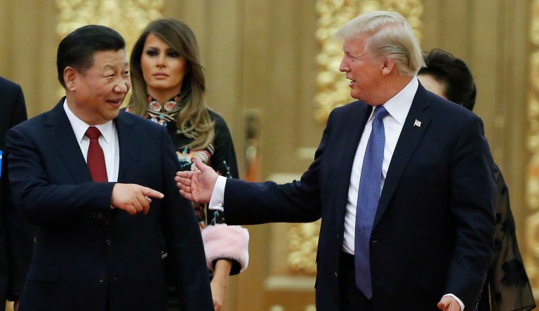 Trump told reporters last week that if the allegations against Moore are true, he should step down. (Thomas Peter/Pool Photo via AP)