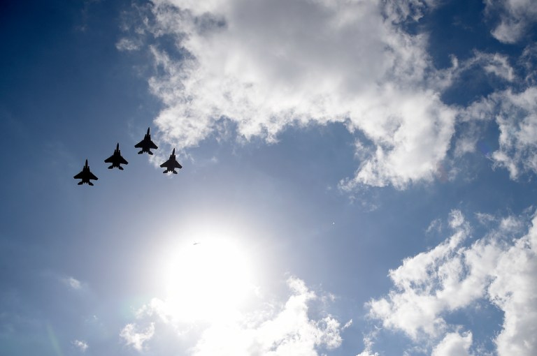 The drone dropped what turned out to be a 