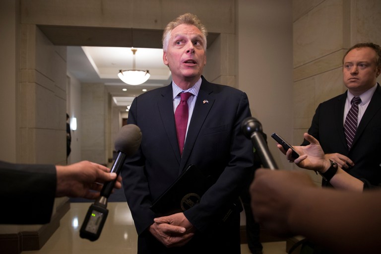 "I love being governor. It's the greatest job in the world," Terry McAuliffe said. "I'm staying here for the next year."