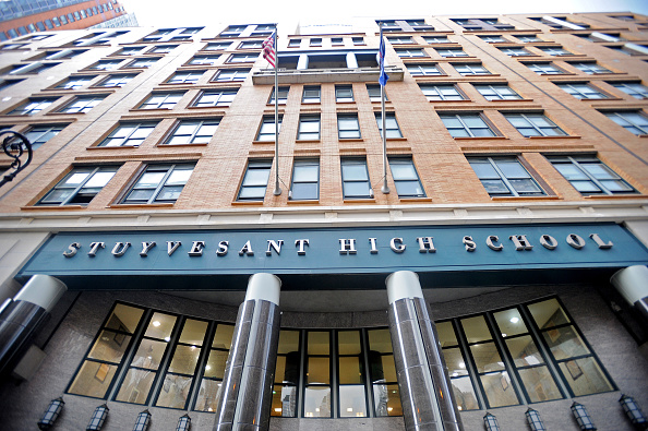 Stuyvesant High School, where the 17-year-old 