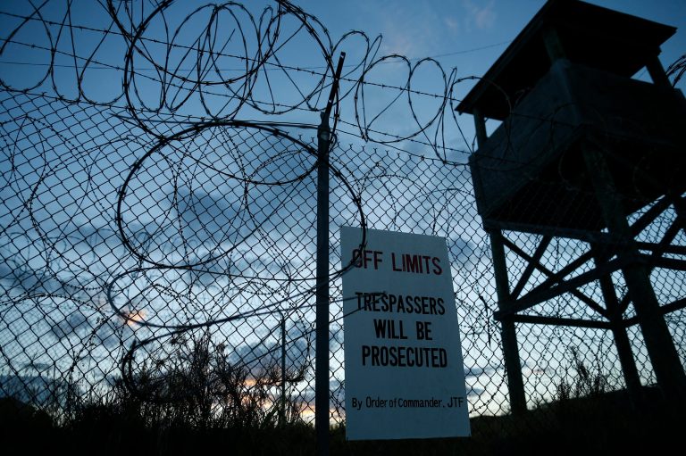 For the third time in two days, a Guantanamo Bay prisoner has been ejected from a military courtroom on the U.S. naval base for arguing with the judge presiding over the Sept. 11 case. (AP/Charles Dharapak)