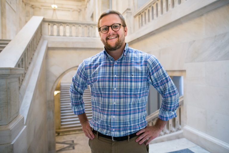 Sean Coit is communications director for Sen. Chris Coons, D-Del. (Graeme Jennings/Washington Examiner)