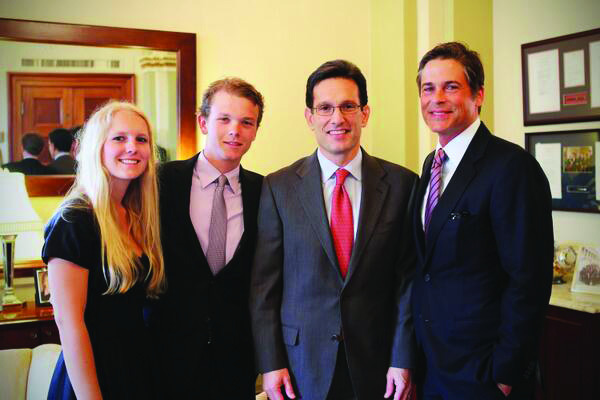 Rob Lowe and family take on the town