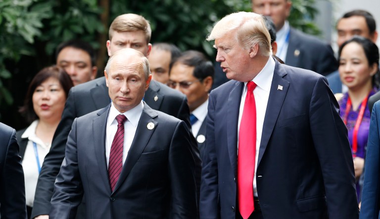 Following the presidential election, President Trump's tone changed toward Russian President Vladimir Putin. 