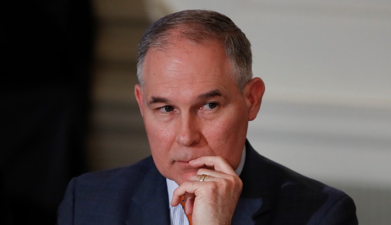 Rep. Frank Pallone of New Jersey and other Democrats on the House Energy and Commerce Committee are urging the EPA's inspector general to expand an existing probe of Scott Pruitt's travel habits to include the circumstances behind the waiver. (AP Photo/Carolyn Kaster)