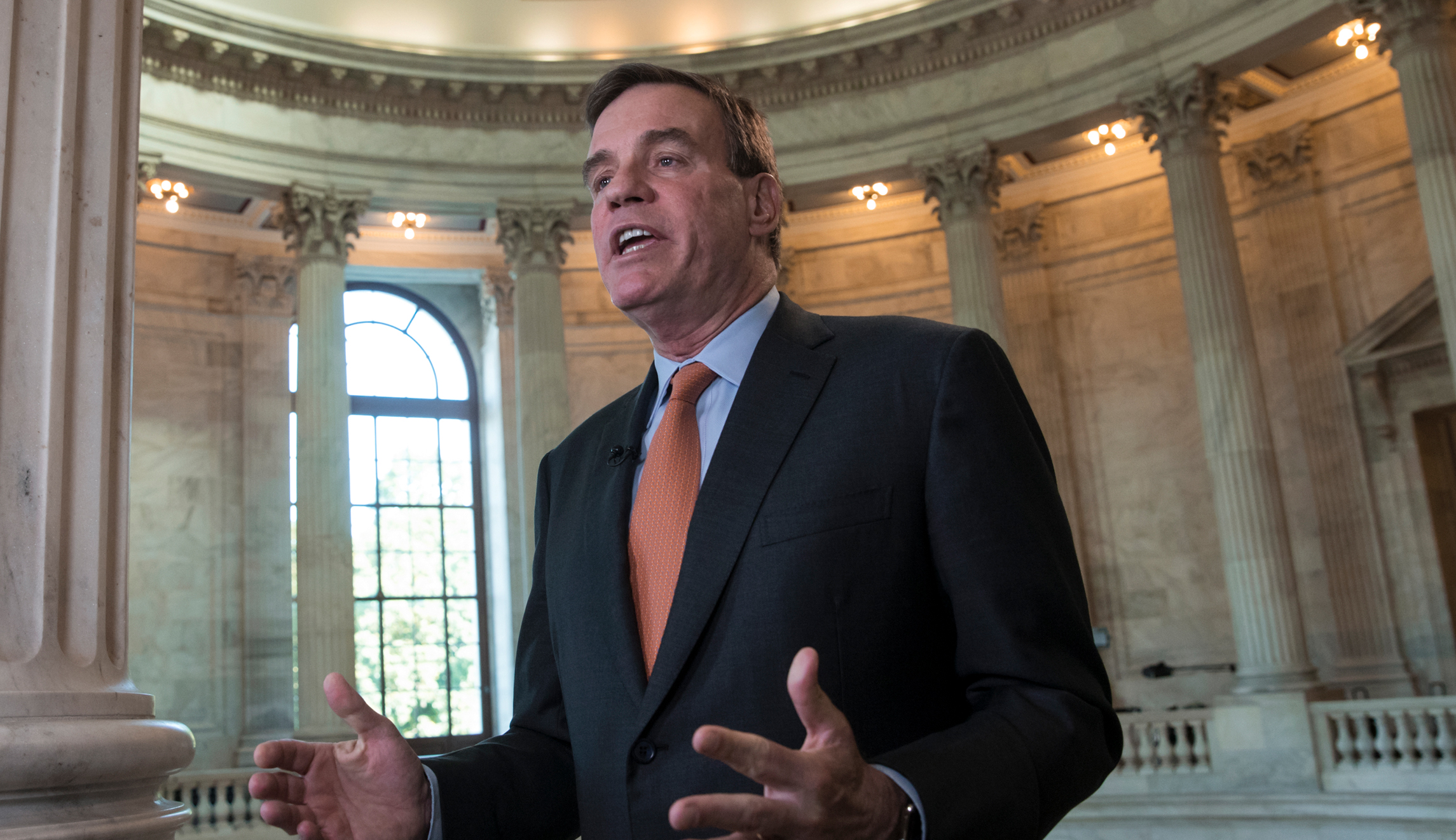 Mark Warner: ‘Extremely disturbing’ if Trump is considering pardons at this stage of Russia probe