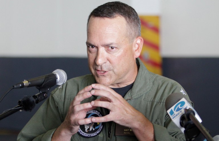 Rear Adm. Mat Winter, the chief of naval research, said the Office of Naval Research science and technology budget for fiscal 2016 is $2.1 billion — out of $17.9 billion in Navy research and engineering and $169.9 billion for the Navy's total budget. (AP Photo/Steve Helber)