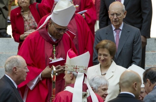 Members of the U.S. Supreme Court join politicians and lawyers at the annual Red Mass in Washington. AP Photo
