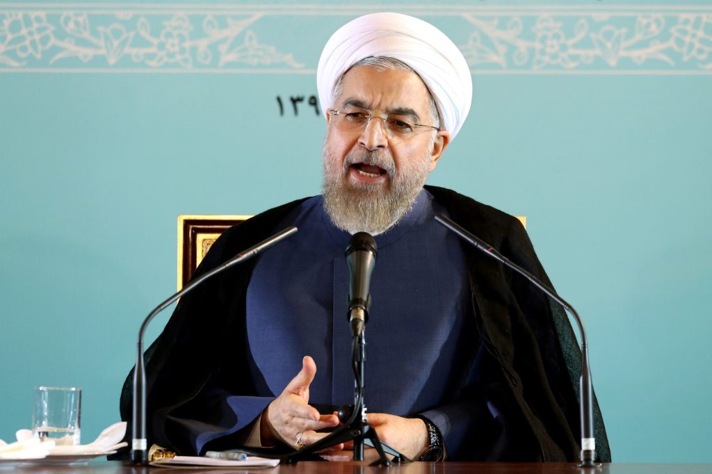 Iran’s president dodges question on held reporter
