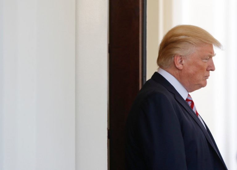 Trump's counselors are looking at the best ways to legally respond to removal efforts after some lawmakers suggested the idea. (AP Photo/Pablo Martinez Monsivais)