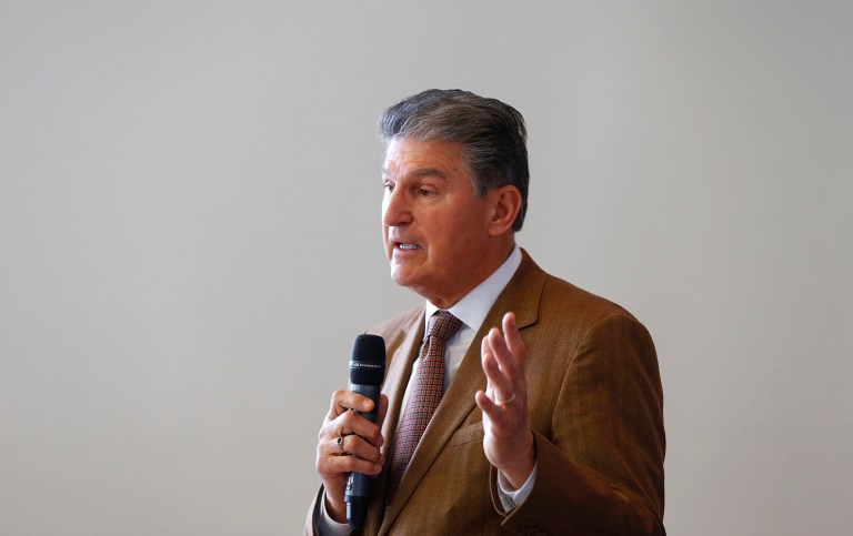 Sen. Joe Manchin, D-W.Va., said that he has secured a promise from President-elect Trump to help find a solution to permanently extend healthcare for tens of thousands of retired coal miners and their widows. (AP Photo/Paul Sancya)