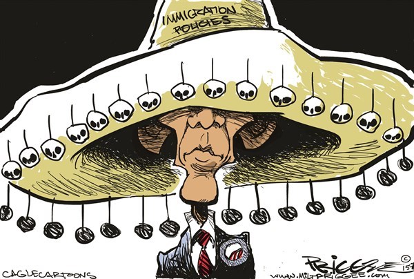Editorial cartoon: Immigration policies