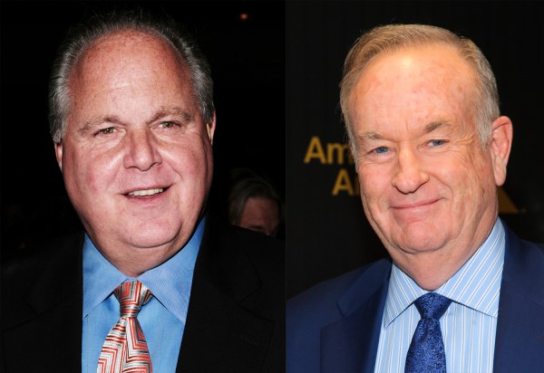 Limbaugh’s ‘slut’ incident suggests O’Reilly may actually be in trouble