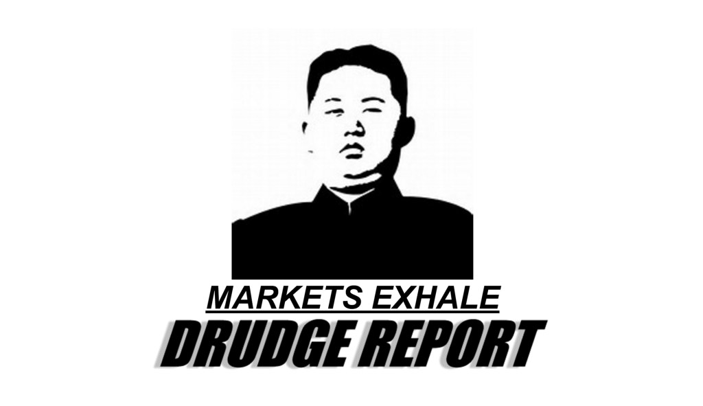 Matt Drudge changes website’s look to reflect ‘historic era’