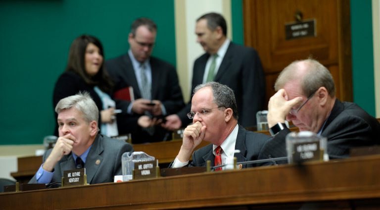 House Energy and Commerce Committee members, from left, Rep. William 