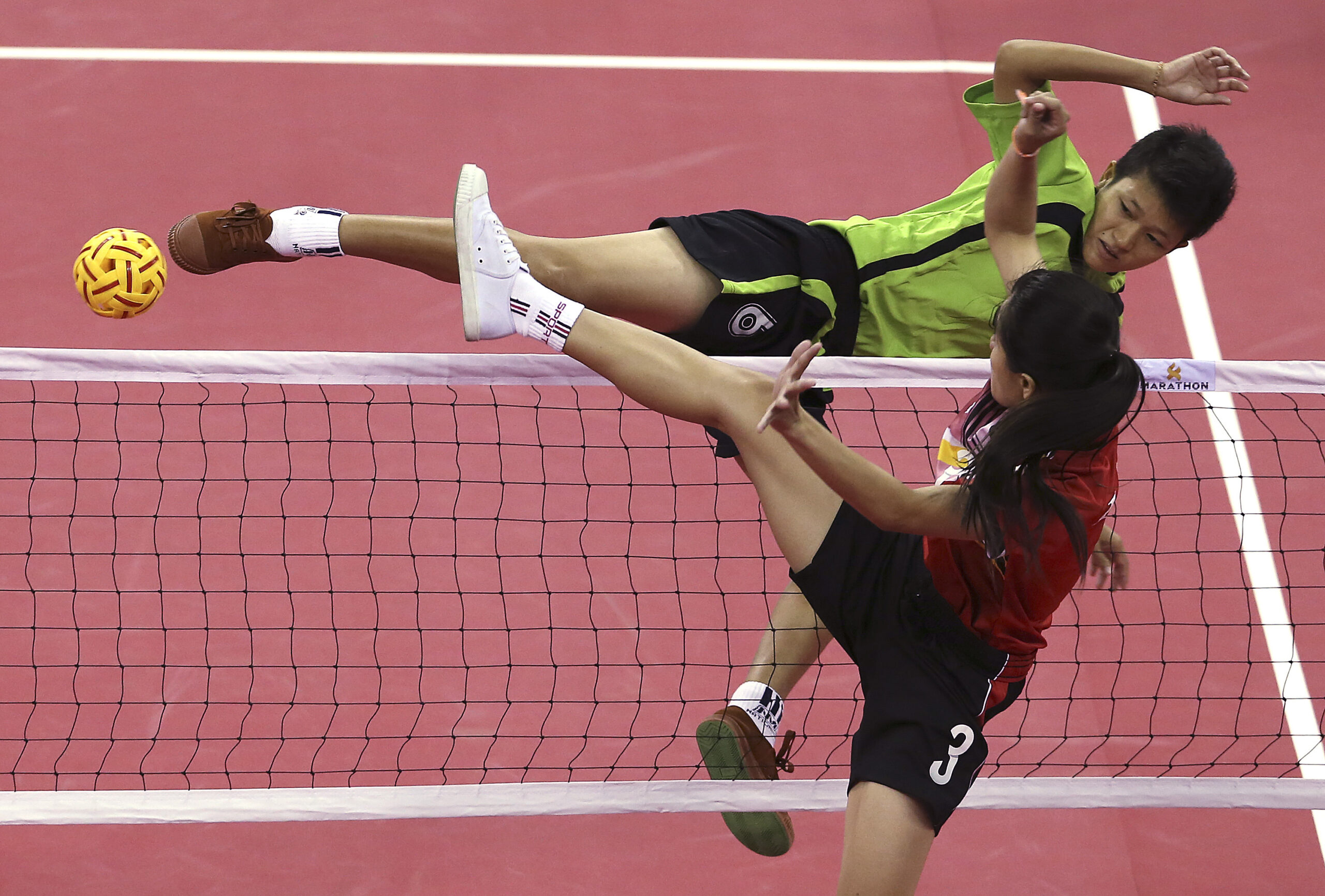 Image of Asia: Kicking for Myanmar gold
