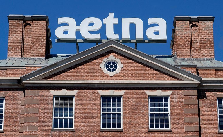 Aetna was responding to a question from the Justice Department when it said a blocked merger with Humana could force it to quit Obamacare. (AP Photo/Jessica Hill, File)