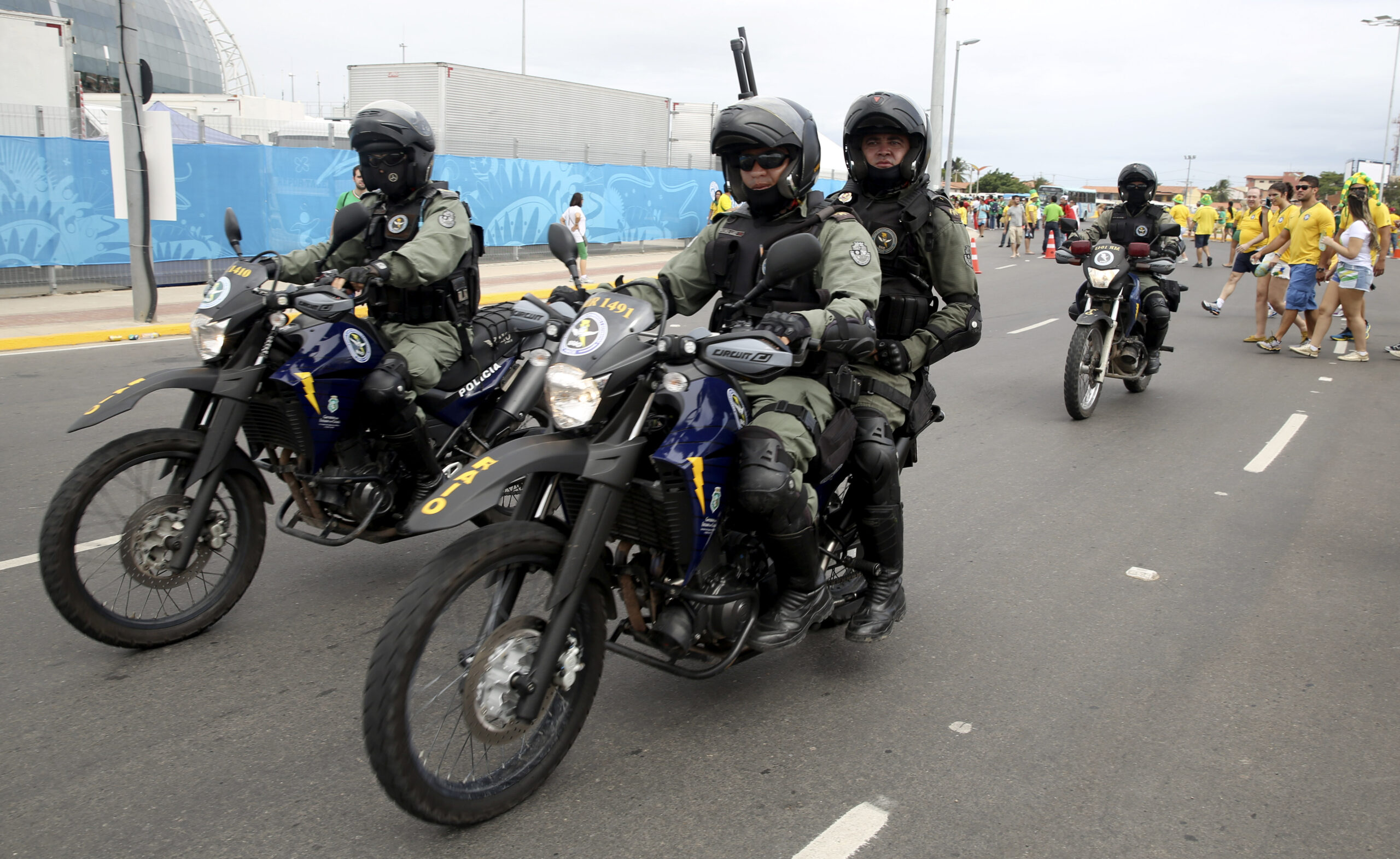 Brazil beefs up security at World Cup stadium