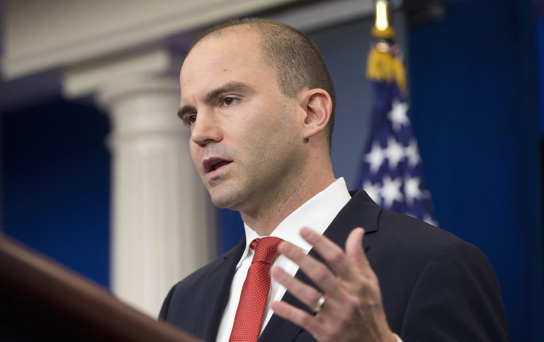 Rhodes has become a person of interest for certain Republicans. (AP Photo/Pablo Martinez Monsivais, File)