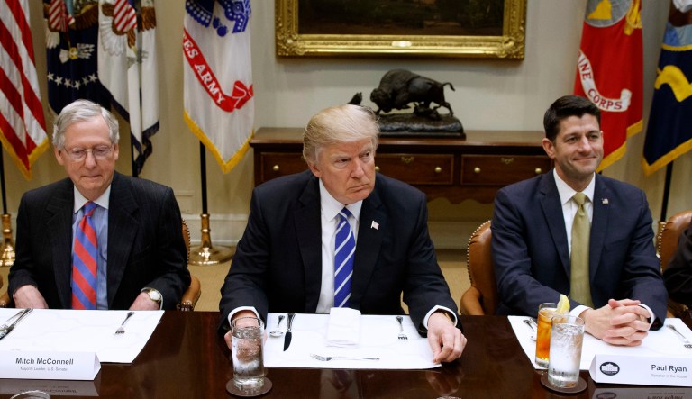 The job of Republicans, now that voters have handed them control of the federal government, is to govern. (AP Photo/Evan Vucci)