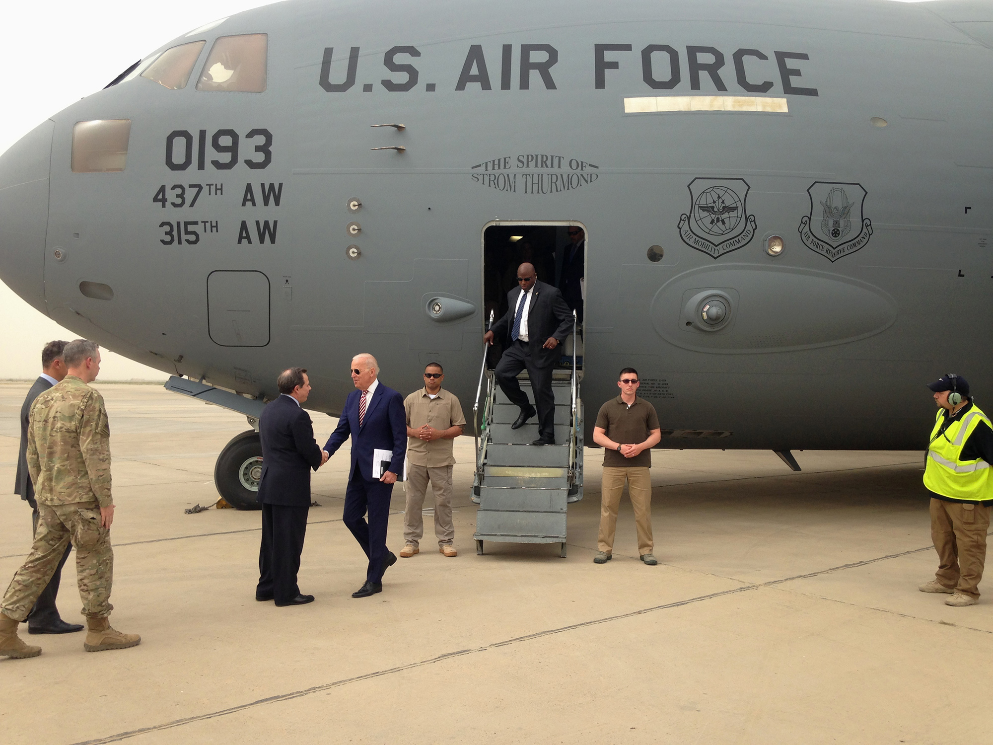 Biden makes surprise Iraq visit in push for ‘national unity’