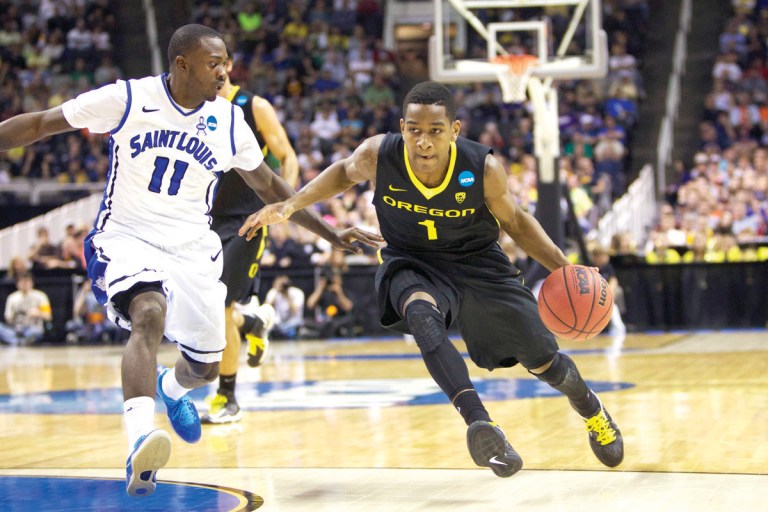 Bruce Ely/AP
Dominic Artis led 12th-seeded Oregon past Oklahoma State and Saint Louis into the Sweet 16.