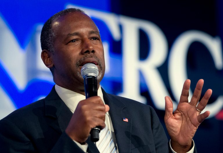 Republican presidential candidate Ben CarsonÂ said he was 