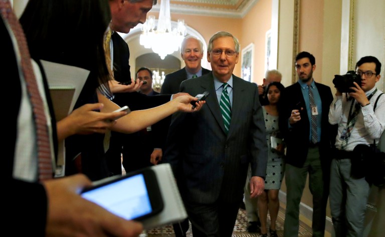 Without a president to take the lead, painstaking work must be done by legislative leaders to attract such a rally. (AP Photo/Jacquelyn Martin)