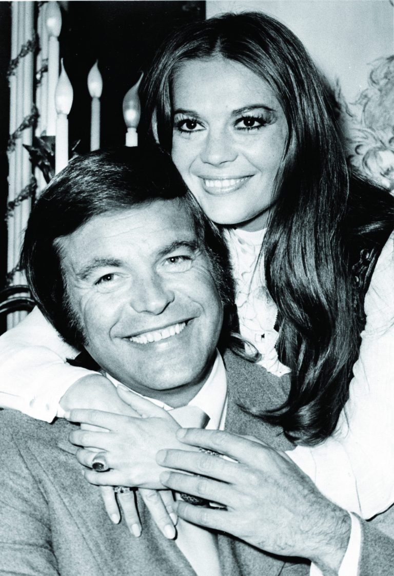 FILE - In this April 23, 1972 file photo, actor Robert Wagner and his former wife, actress Natalie Wood, pose at the Dorchester Hotel in London, England. Authorities amended Wood's death certificate on Aug. 1, 2012 to reflect some of the lingering questions about how the actress died in the waters off Catalina Island in November 1981. The changes include altering her cause of death to 