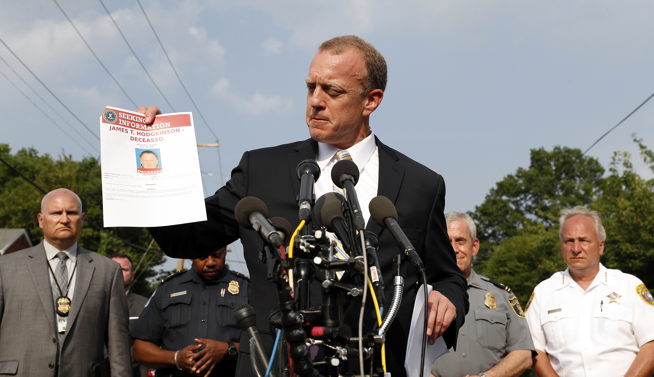 FBI: 9-mm handgun and a 7.62-caliber rifle recovered at scene of baseball practice shooting