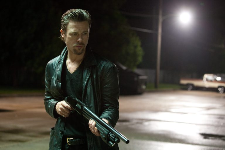 This film image released by The Weinstein Company shows Brad Pitt in a scene from 
