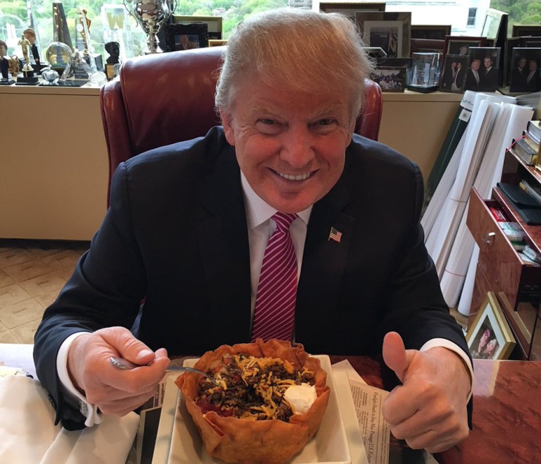 Reporters and media commentators were quick to mock the GOP presidential candidate, especially for the last note of his holiday message.