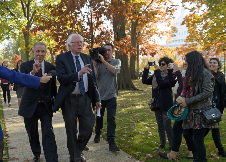 Sen. Bernie Sanders, I-Vt., along with Senate Minority Leader Chuck Schumer, is calling for rallies nationwide in late February to push against Republican efforts to repeal the Affordable Care Act. (AP Photo/Susan Walsh)