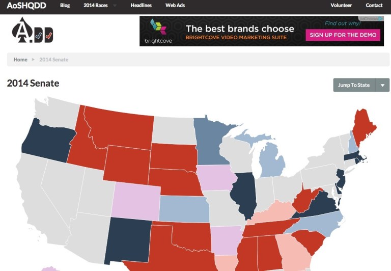 In the wee hours of Wednesday morning, the crew over at Ace of Spades Headquarters Decision Desk (the people who rocked the 2014 primaries) launched a new political website. (Screengrab)