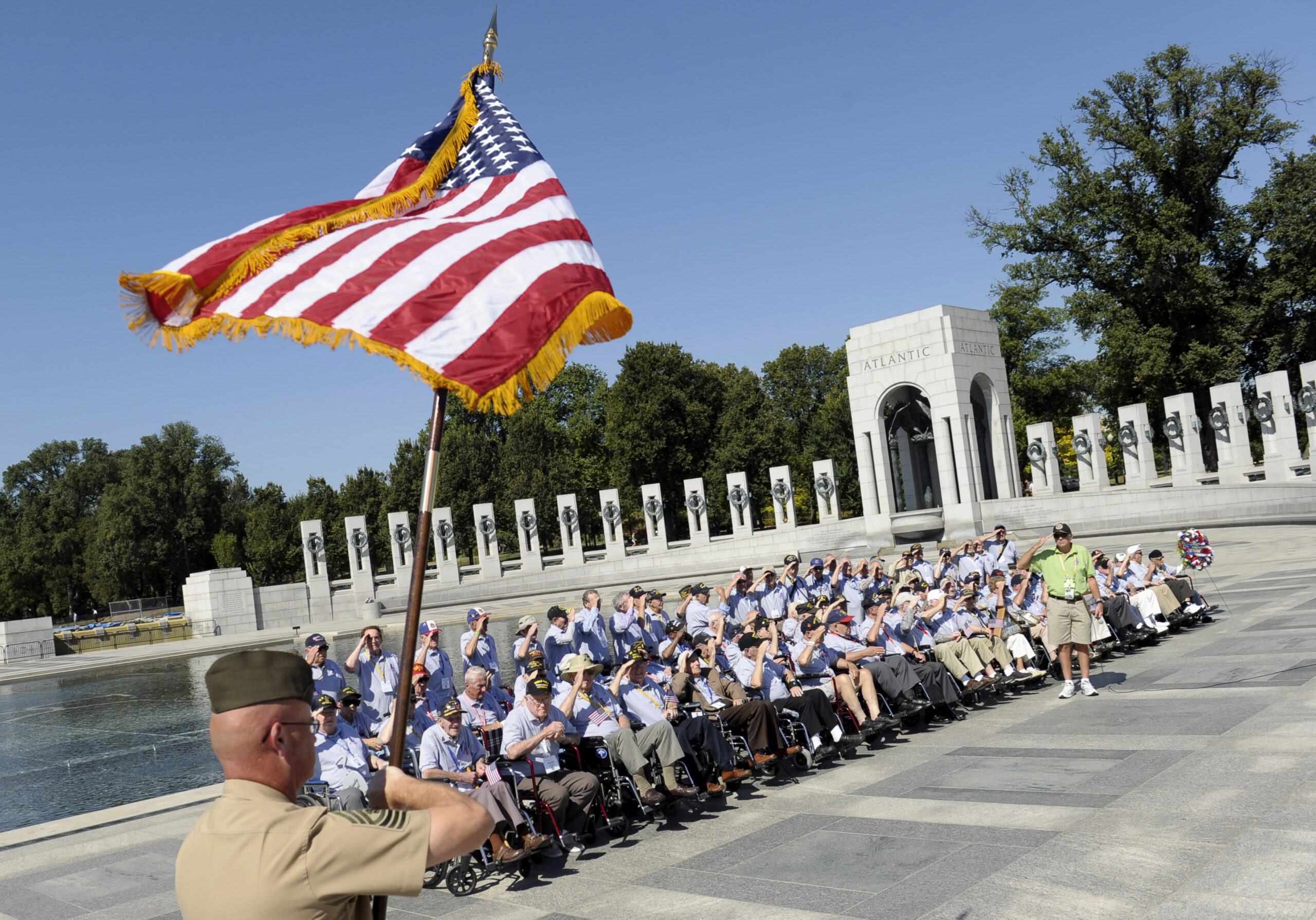 White House says World War II vets given exemption for memorial