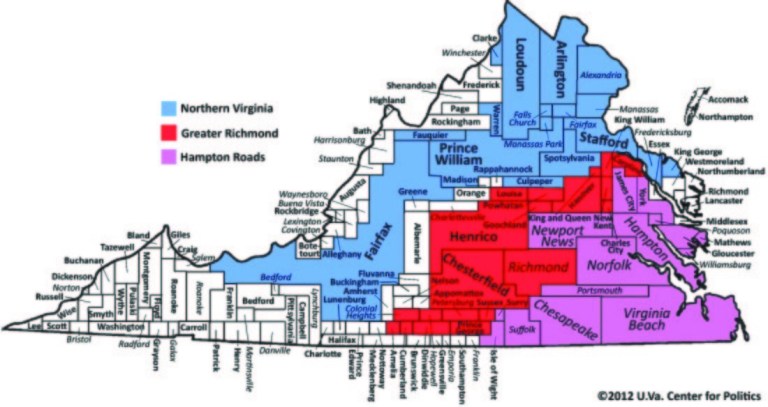 Virginia is now the model battleground state