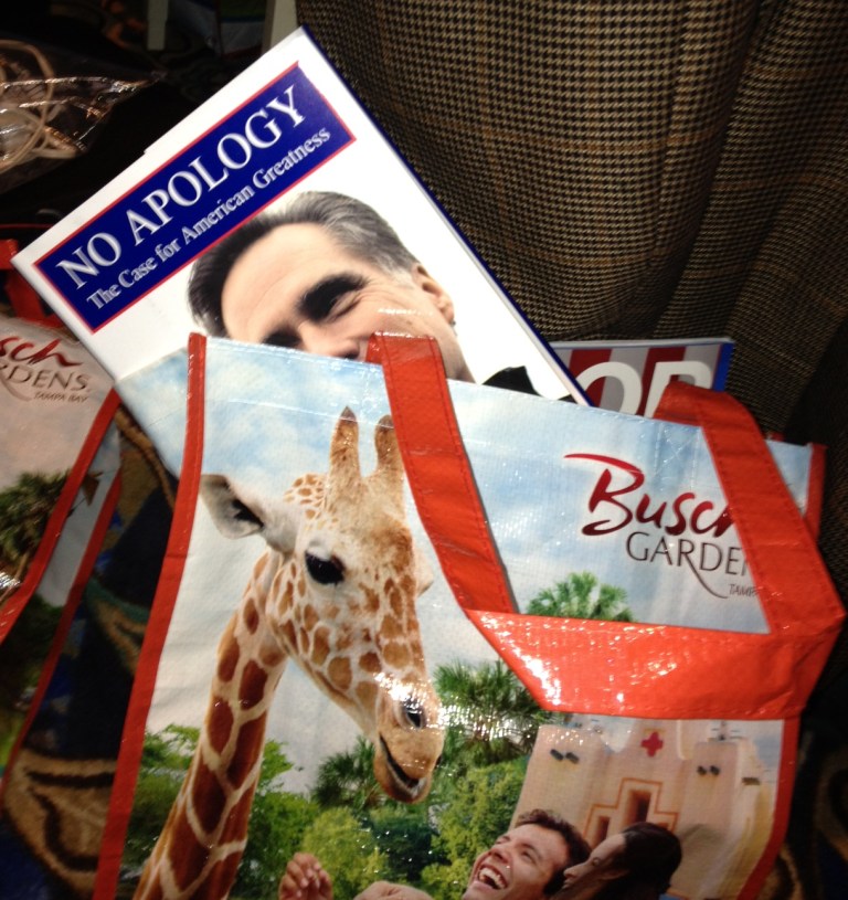 RNC swag bag has Romney book with unaltered health care section