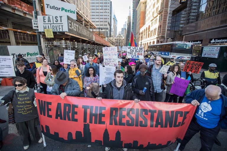 The confused hodgepodge of issues crowding the Women's March, the ineffectiveness of the Occupy Wall Street protests, and the hateful rhetoric of anti-Trump protests are getting them nowhere. (Michael Bryant/The Philadelphia Inquirer via AP)